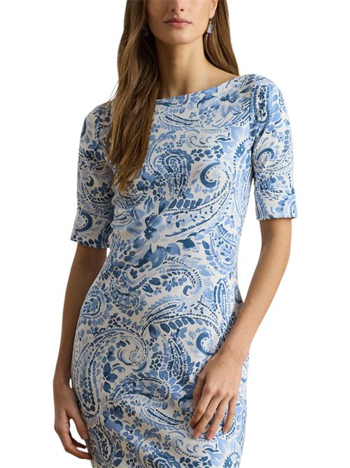 abito donna mhnize in fantasia azzurro Ralph Lauren | 200B22023001